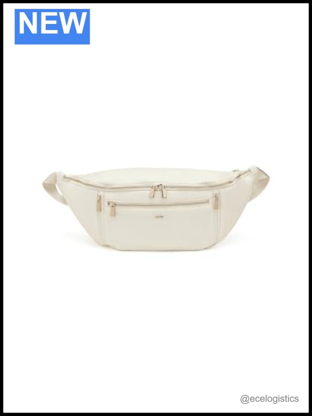 Nylon Sling Bag Crossbody Adjustable Strap 8 Pockets